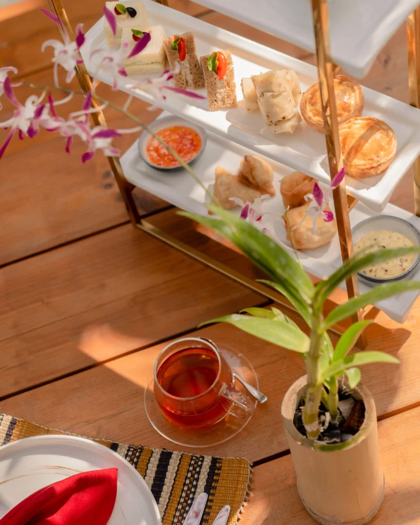 Maldivian Afternoon Tea at Nala Orchid Garden - Anantara Kihavah Maldives Villas_4